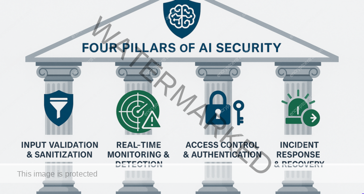 Four Pillars of AI Security Framework