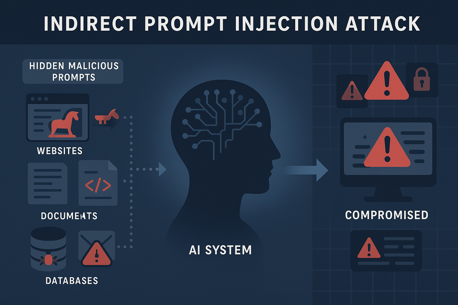 Indirect Prompt Injection Attack Scenario