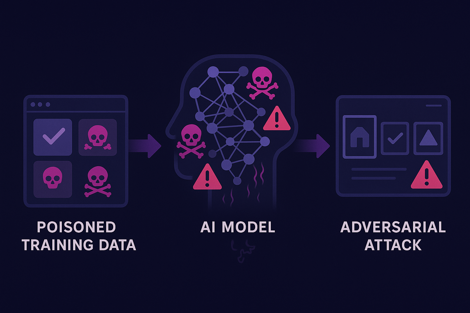 AI Model Poisoning and Adversarial Attack Process