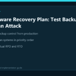 EncryptCentral visual summary for Ransomware Recovery Plan: Test Backups Before an Attack
