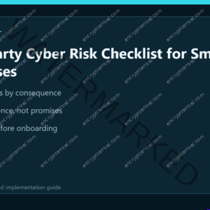 Third-Party Cyber Risk Checklist for Small Businesses